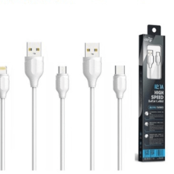 Cable charge rapide 2.1A 2M LDNIO