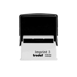 Tampon Texte Imprint3 Noir, Cassette Encrage Noir, 58*22mm