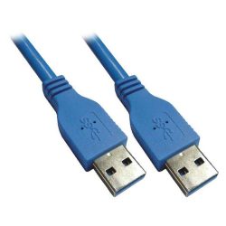 Câble USB-USB     ·Câble de Type USB 3.0 A/A  ·Taux de transfert maximum 5 Gbps  ·Idéal pour les applications multimédias HD